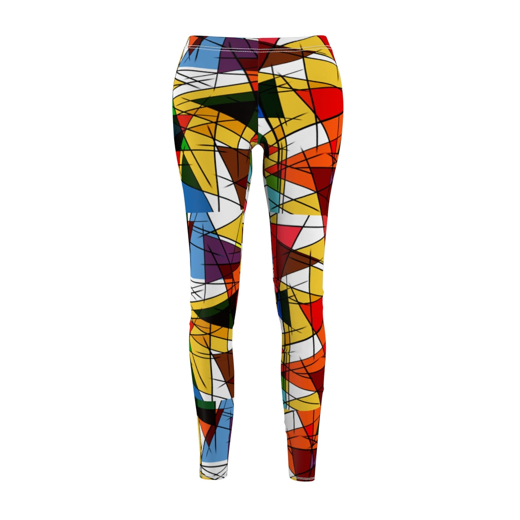abstract languages Leggings