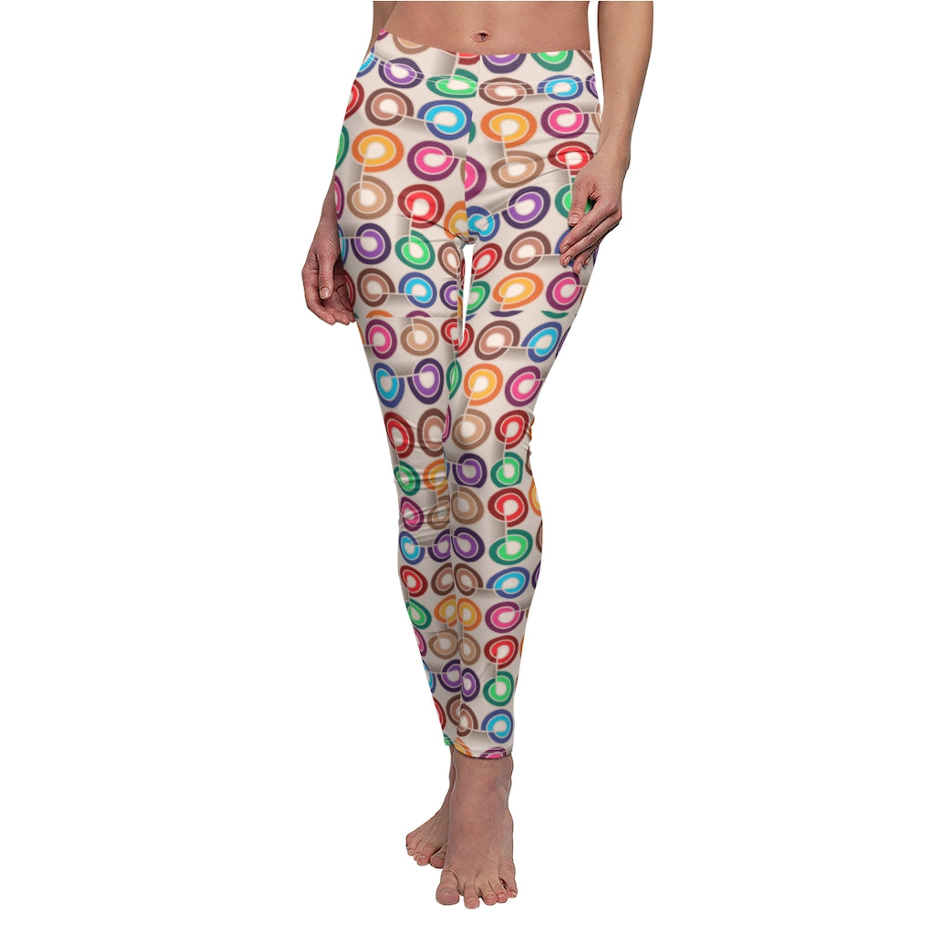 abstract circle colors  Leggings