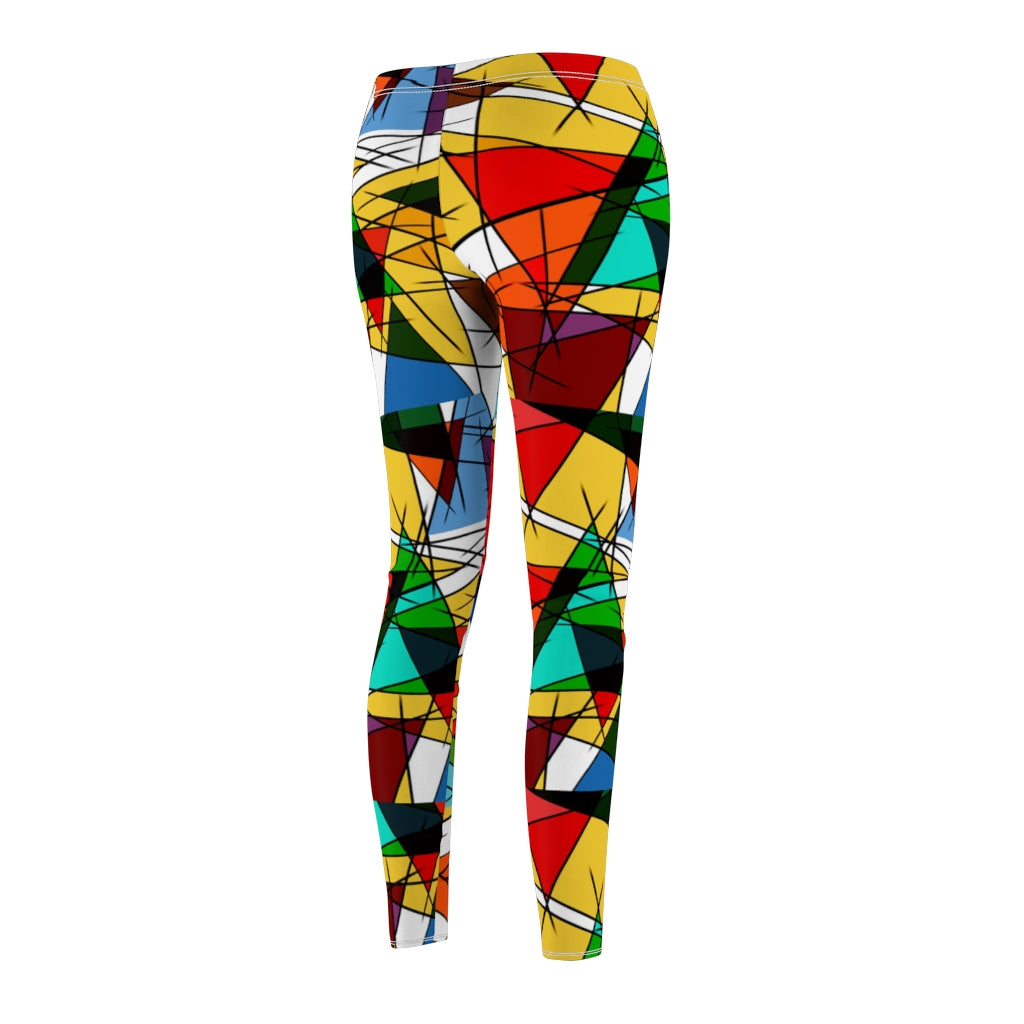 abstract languages Leggings