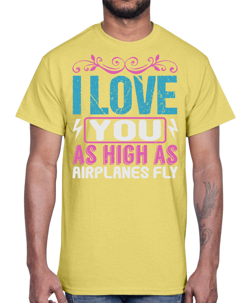 I love you as High as Airplanes Fly1- Baby- Cotton Tee